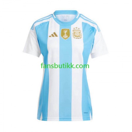 Fotballdrakt Argentina Dame Hjemmetrøye Copa America 2024 Kortermet